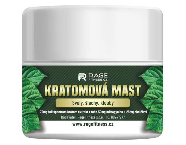Kratomová Mast MTGCBDéčko 50+25/20ml