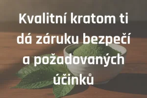 Kvalitní kratom ti dá záruku bezpečí a požadovaných účinků