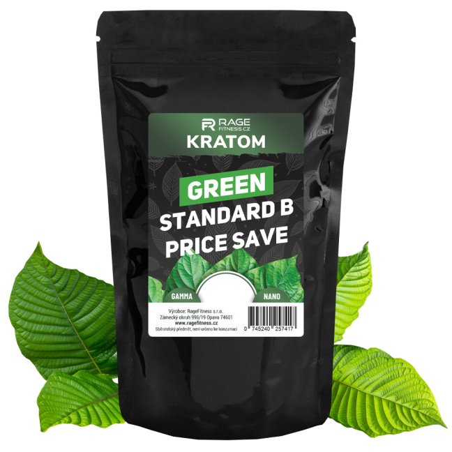 Kratom Green Standard B Price Save + vzoreček zdarma