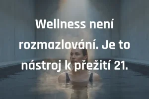 Wellness není rozmazlování. Je to nástroj k přežití 21. století