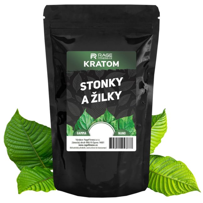 Kratom stonky a žilky