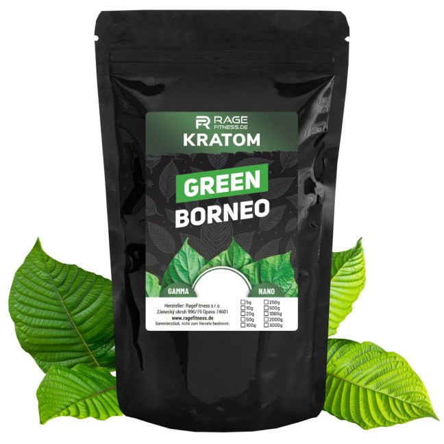 Kratom Green Borneo - Gewicht: 2000g