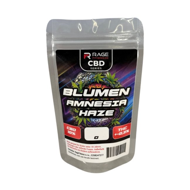 CBD Blumen Amnesia Haze 10% - Gewicht: 20g