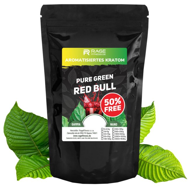 Aromatisiertes Kratom, Pure Green Redbull LIMITED EDITION
