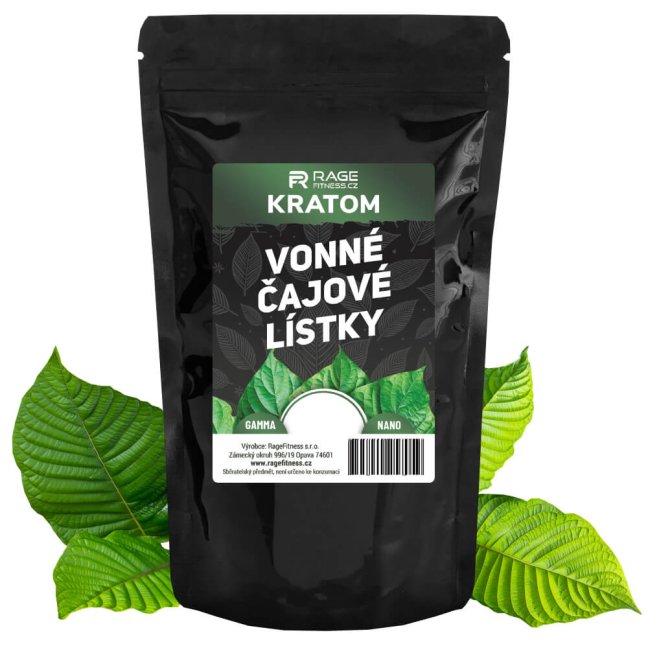 Kratomové vonné čajové lístky zelené - Gramáž: 500g