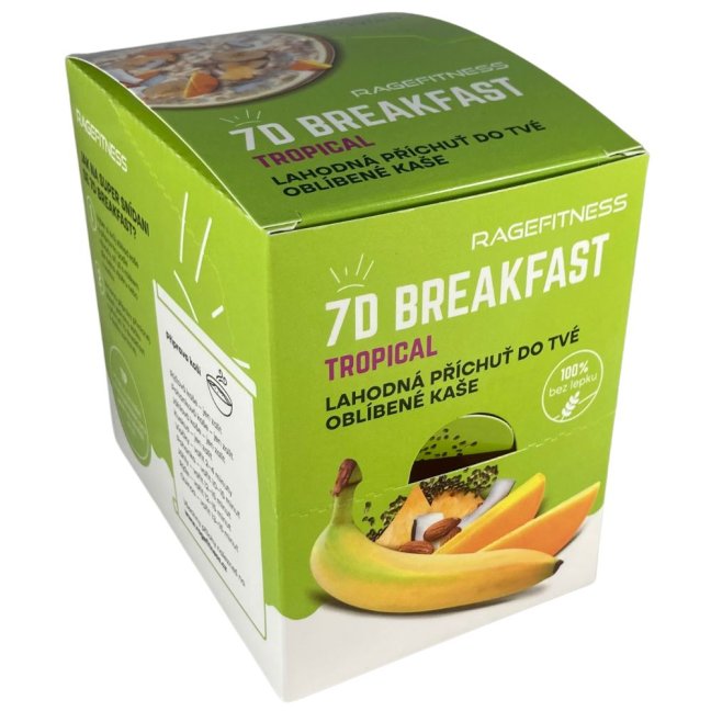 7D Breakfast Proteinová Příchuť do Kaše Tropical - Varianty: Krabička (7 sáčků)