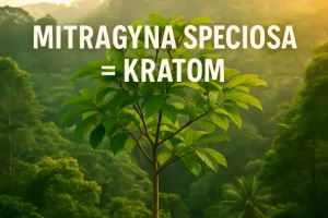 Mitragyna speciosa – strom, z jehož listů se vyrábí kratom