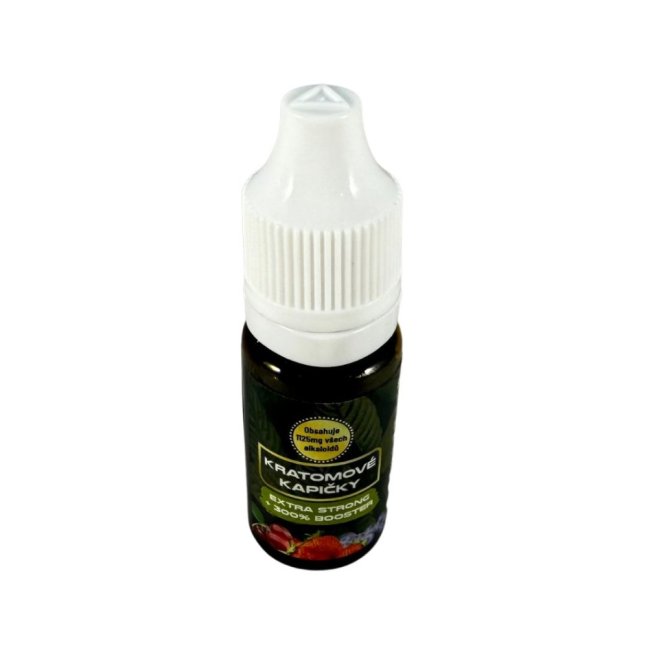 Kratomové full spectrum kapky 1125mg / 10ml +300% Booster - Příchuť: Lesní ovoce