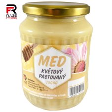 Domácí květový pastovaný med z Opavska 1000 g sklenice