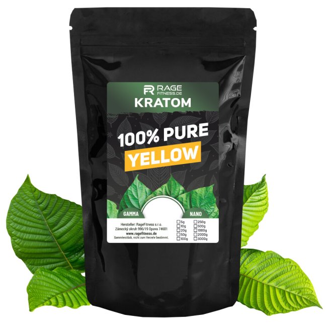 Kratom 100% Pure Yellow Nano - Gewicht: 2000g