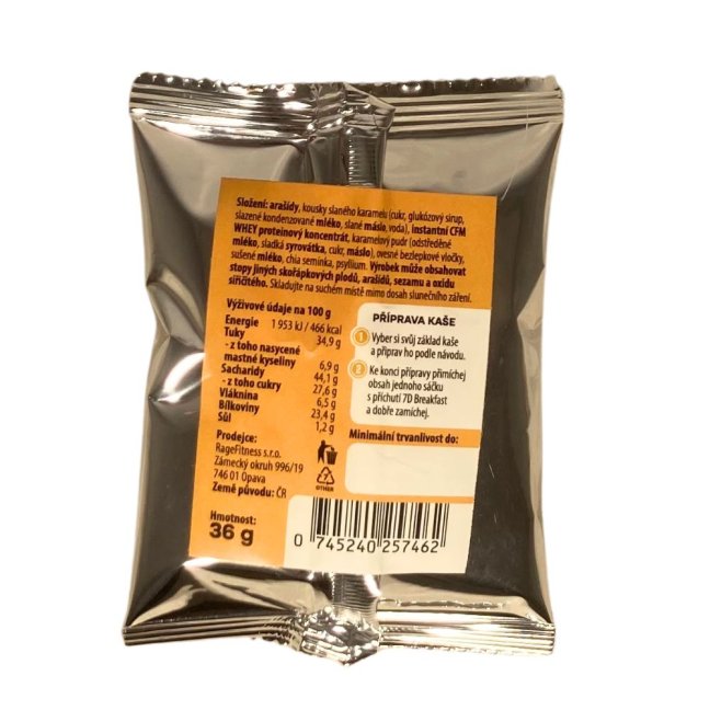 7D Breakfast Proteinová Příchuť do Kaše Salted Caramel
