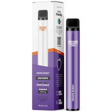 Orange County CBD Vape Pen Grape Burst, 250mg CBD + 250mg CBG, 3 ml