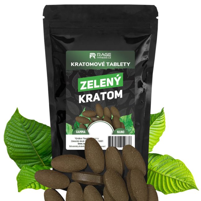 Zelený kratom v tabletách 1g/tab. - Tablety: 500 + 100 tablet zdarma